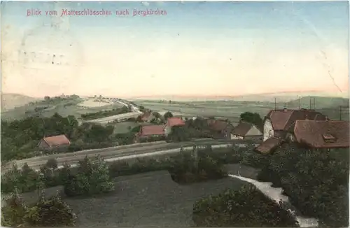 Blick vom Matteschlösschen nach Bergkirchen - Wölpinghausen -687746