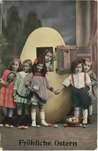 Ostern Kinder gelaufen in Posen -687974
