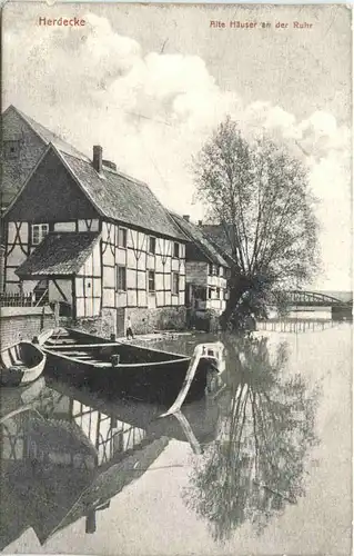 Herdecke - Alte Häuser an der Ruhr -687864