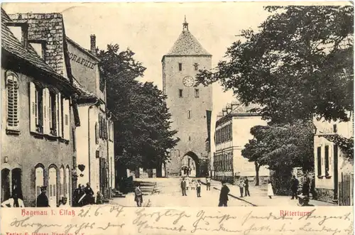 Hagenau im Elsass - Ritterturm -688156