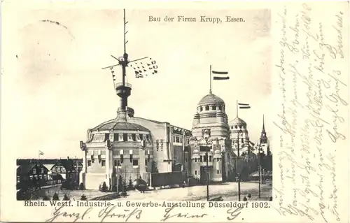 Düsseldorf Rhein. Westf. Industrie und Gewerbe Ausstellung 1902 - Krupp -688194