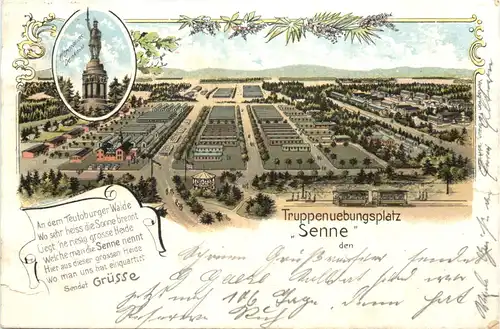 Truppenübungsplatz Senne - Litho -688220