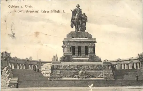 Coblenz - Provinzialdenkmal Kaiser Wilhelm I -688304