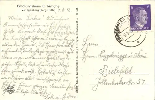 Erholungsheim Orbishöhe - Zwingenberg -688432