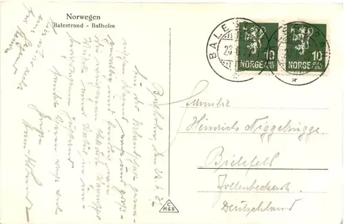 Norwegen - Balestrand - Balholm -688544