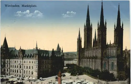 Wiesbaden - Marktplatz -688722