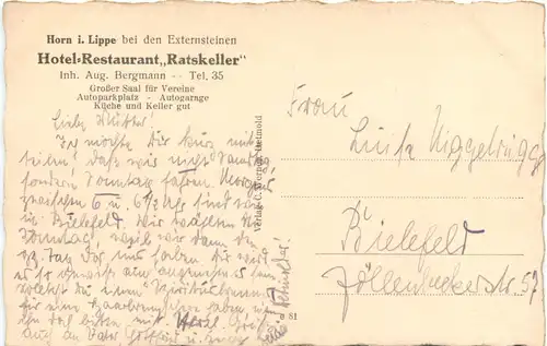 Horn in Lippe - Restaurant Ratskeller -688786