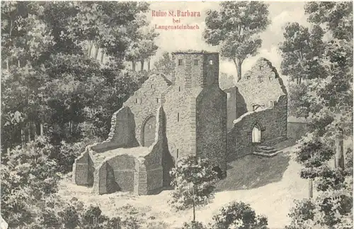 Ruine St. Barbara bei Langensteinbach -689470