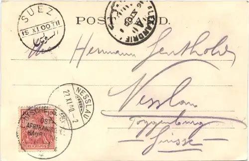 Port de Port Said - Stempel Deutsche Post Ostafrika -689590