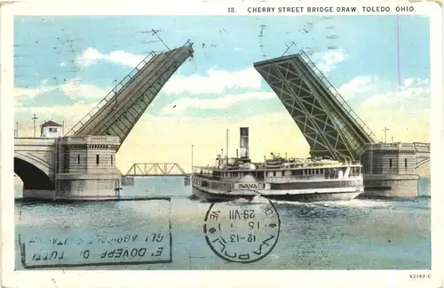 Ohio - Topledo - Cherry Street Bridge Draw -689740