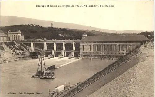 Pougny-Chancy - Barrage et Usine electrique -689884