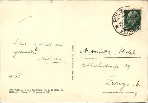 Bolzano - Piazza Vittorio Emanuele e Duomo -690002