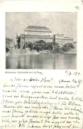 Prag - Böhmisches Nationaltheater -689976