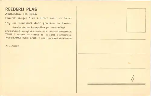 Amsterdam - Reederij Plas -690036
