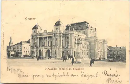 Zagreb - Hrvatsko zemaljsko kazaliste -689968