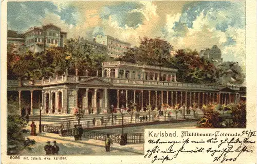 Karlsbad - Mühlbrunn-Colonade - Litho -690122