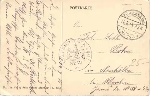 Deutsch-Avricourt 1915 - Feldpost -690250