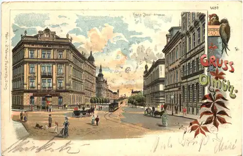 Gruss aus Olmütz - Litho -690442