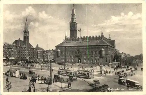 Kobenhavn - Raadhuset -690376