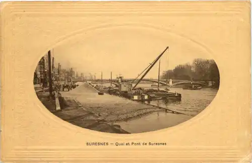 Suresnes - Quai et Pont de Suresnes -690454