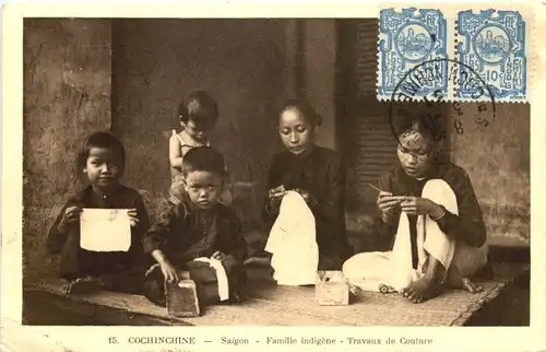 Saigon - Famille indigene -690428