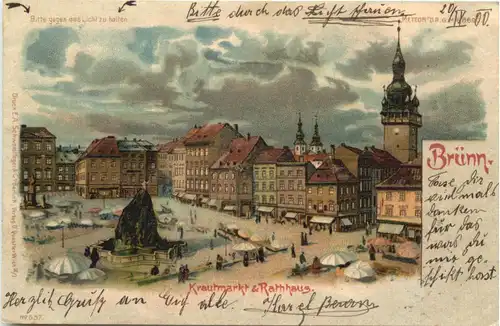 Brünn - Krautmarkt - Halt gegen Licht -690580