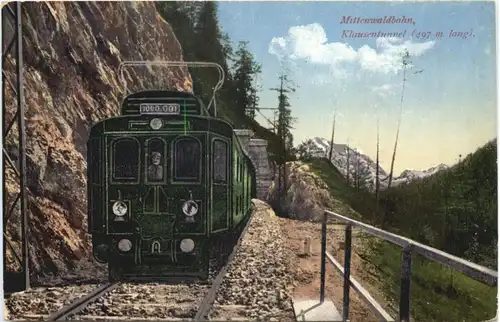 Mittenwaldbahn - Klausentunnel -690770