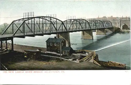 Allentown - The new Lehigh River Bridge -690740