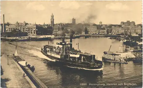 Helsingborg - Hamnen och angfärjan -690790
