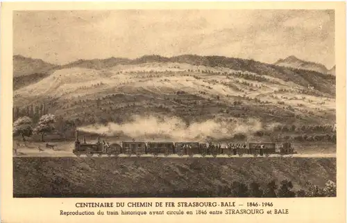 Centenaire du Chemin de Fer Strasbourg - Bale -690698