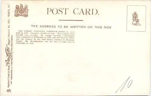 Rankin - Carrie Furnaces-Carnegie Steel -690744