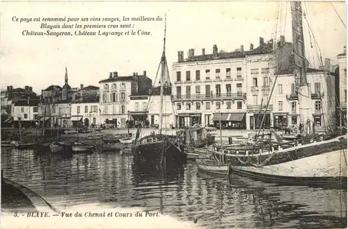 Blaye - Chenal et Cours du Port -691004