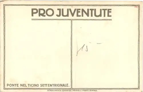 Ponte nel Ticino Settentrionale - Pro Juventute -691088