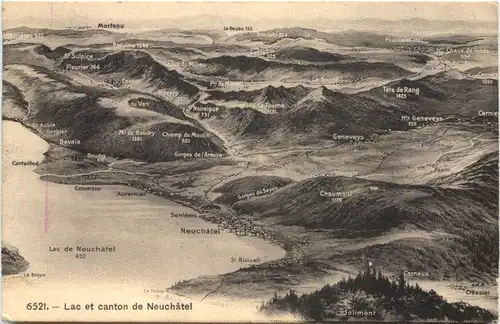 Lac et canton de Neuchatel -691100