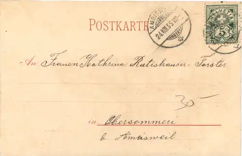 Gruss aus der Schweiz - Litho -691174