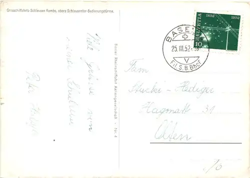 Grosschiffahrts-Schleusen Kembs -691328