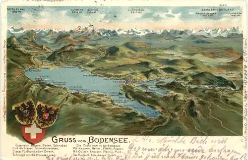 Gruss vom Bodensee Litho -691298