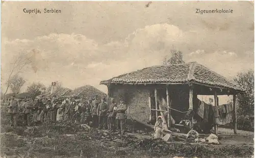 Cuprija Serbien - Zigeunerkolonie - Feldpost -691554