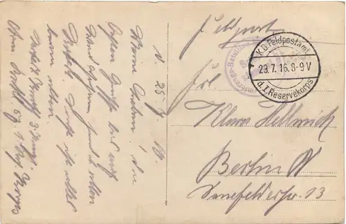 Soldaten WW1 - Feldpost -691558