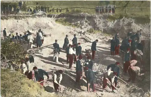 Gefangene Franzosen bei der Arbeit - Feldpost -691532