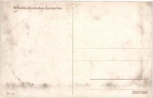 Wilhelm - Deutscher Kronprinz -691676