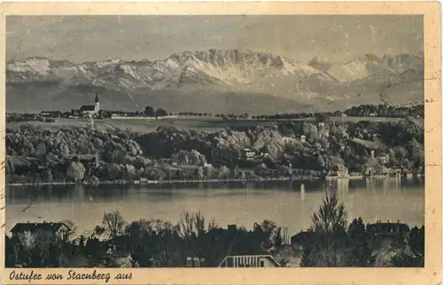 Starnberger See, Ostufer von Starnberg aus -549364