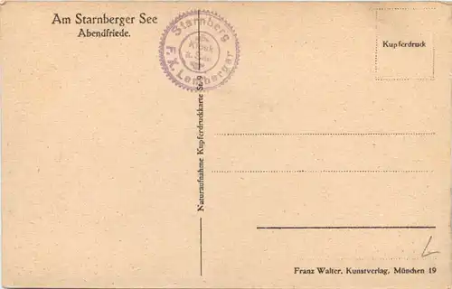 Am Starnberger See, Abendfriede -549488