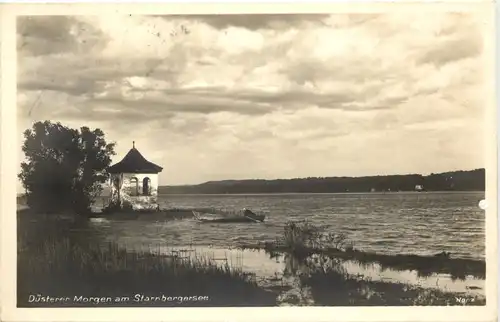 Starnberger See, Düsterer Morgen -549352