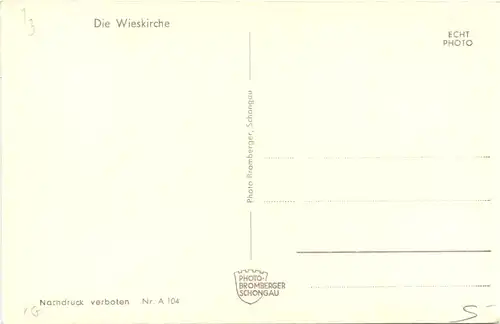 Wallfahrtsort Wies bei Steingaden, die Wieskirche -549190