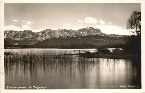 Am Starnberger See, mit Zugspitze -549506