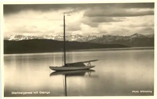 Am Starnberger See, mit Gebirge -549546