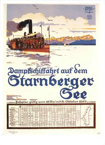 Am Starnberger See, Dampfschiffahrt -549716