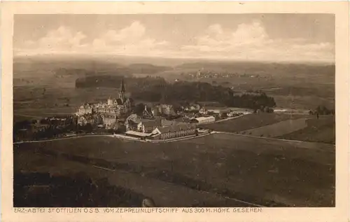 St. Ottilien, Erzabtei, vom Zeppelin aus gesehen -549906