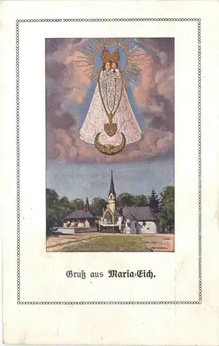 Planegg, Wallfahrtskapelle Maria Eich, Grüsse -550074